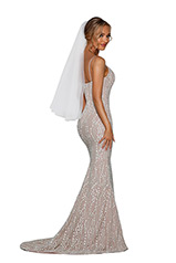 PS6429 Ivory Nude back