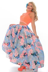 P70230 Neon Coral/Print front