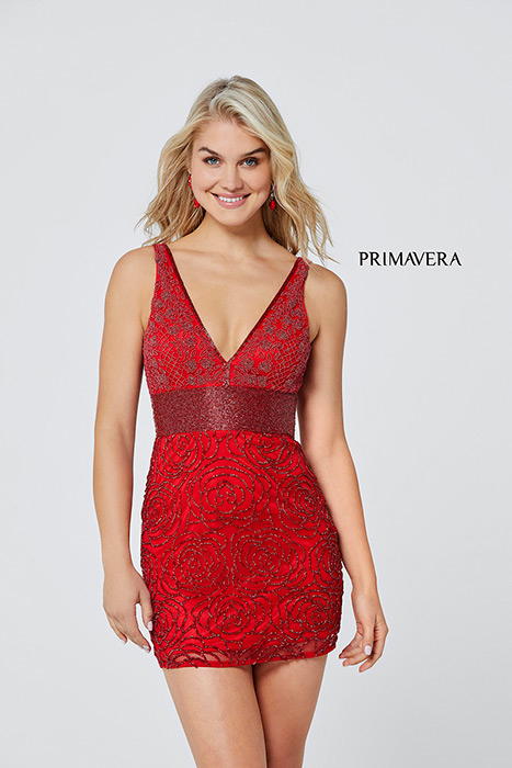 This collection of beaded cocktail dresses are perfect for homecoming 3509