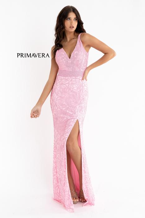 Primavera Couture - Beaded Rose Pattern Gown