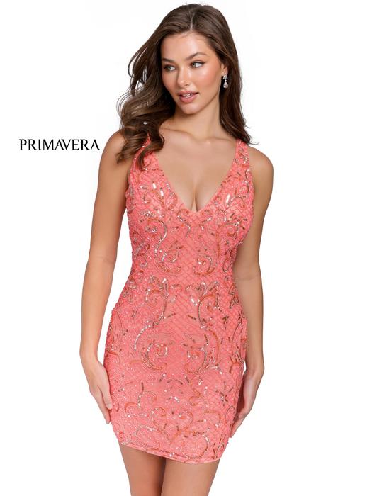 Primavera Couture Short Formal Homecoming Dress 3825