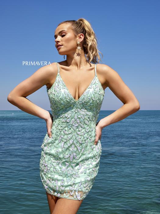 This collection of beaded cocktail dresses are perfect for homecoming 4013