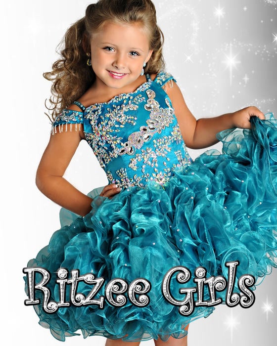 Ritzee Girls Short Cupcake Pageant Dress
