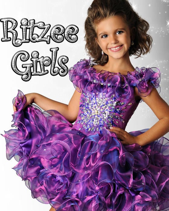 Ritzee Girls Short Cupcake Pageant Dress B634