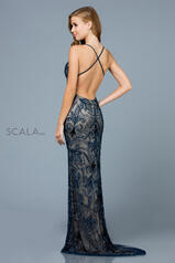 48557 Navy/Nude back
