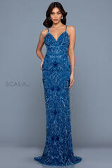 48557 Navy/Nude front