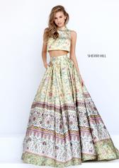 50783 Yellow/Multi Print front