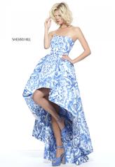51097 Ivory/Blue Print front