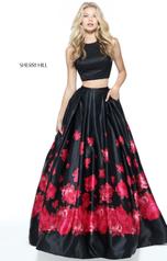 51100 Black/Red Print front
