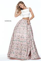 51123 Ivory/Pink Print front