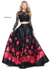 51195 Black/Red Print front