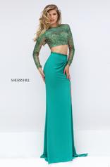 32339 Nude/Emerald front