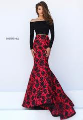 50127 Black/Red Print front