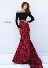 50127 Black/Red Print front
