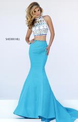 50373 Ivory/Turquoise front