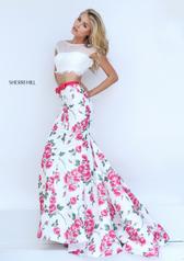 50421 Ivory/Pink Print other