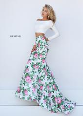 50433 Ivory/Pink Print front