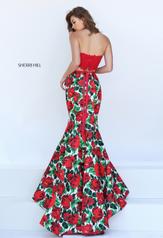 50493 Red/Red Print back