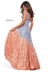 53375 Periwinkle/Coral back