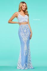 53437 Periwinkle/Ivory front