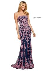 53452 Navy/Pink front