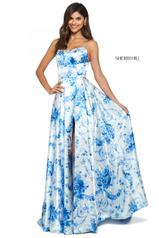 53902 Ivory/Blue Print front