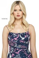 53911 Navy/Bright Pink/Ivory front