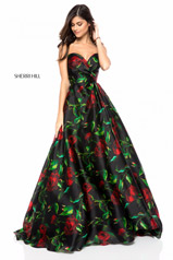 51803 Black/Red Print front
