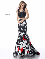 51824 Black/Red Print front