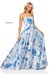52532 Ivory/Blue Print front