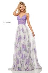 52857 Lilac/Ivory Print front