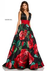 52898 Black/Red Print front