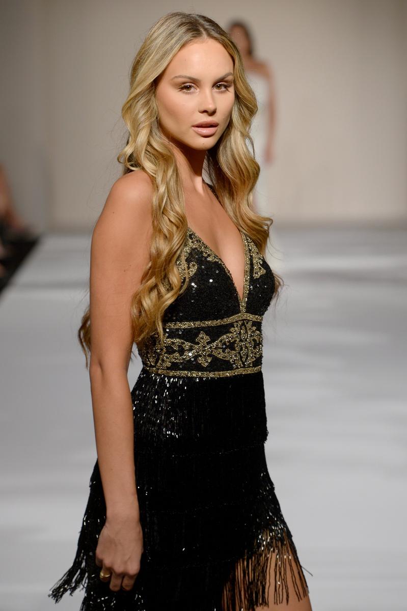 sherri hill black and gold prom dress Sherri Hill 56860 Dress