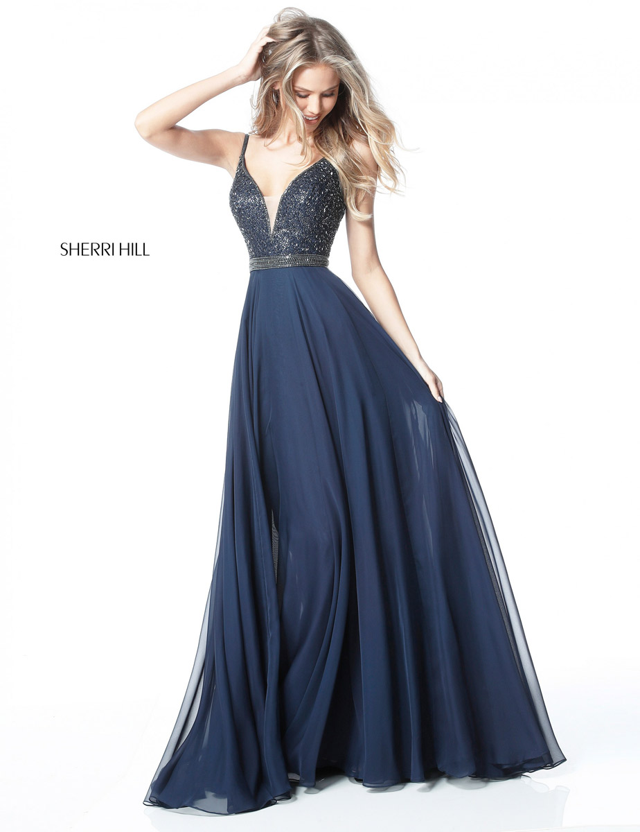 navy blue prom dress sherri hill Sherri Hill 57038 Dress | Sherri Hill Dresses