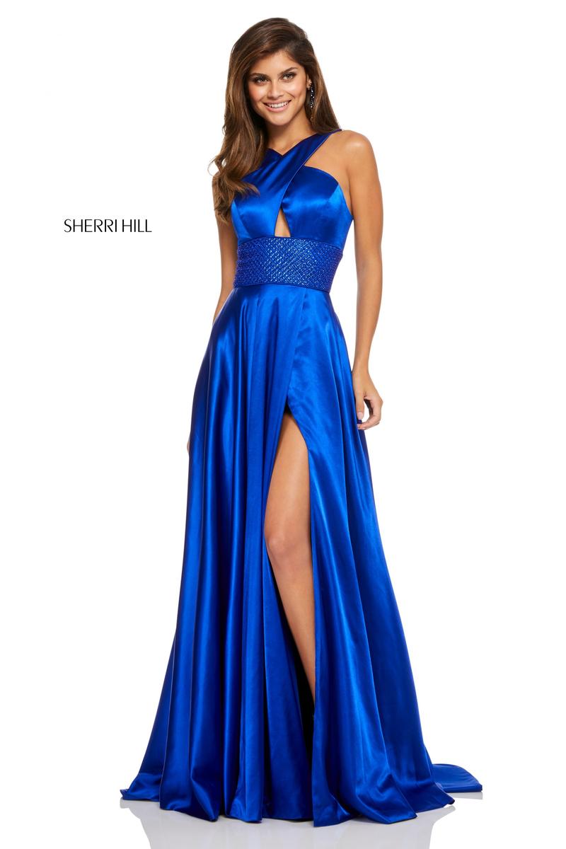 sherri hill royal blue prom dress