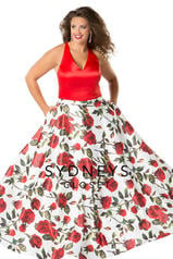 SC7234 Red/Floral front
