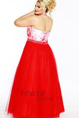 TE1843 Red/Floral back