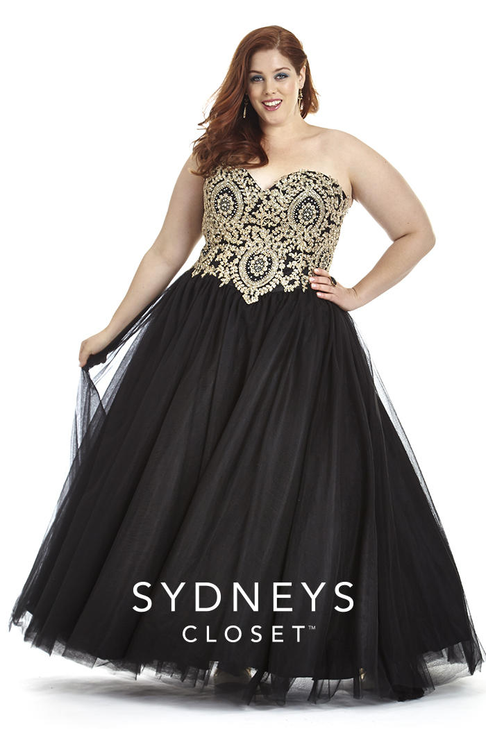 Sydney's Closet Plus Size Prom SC6010