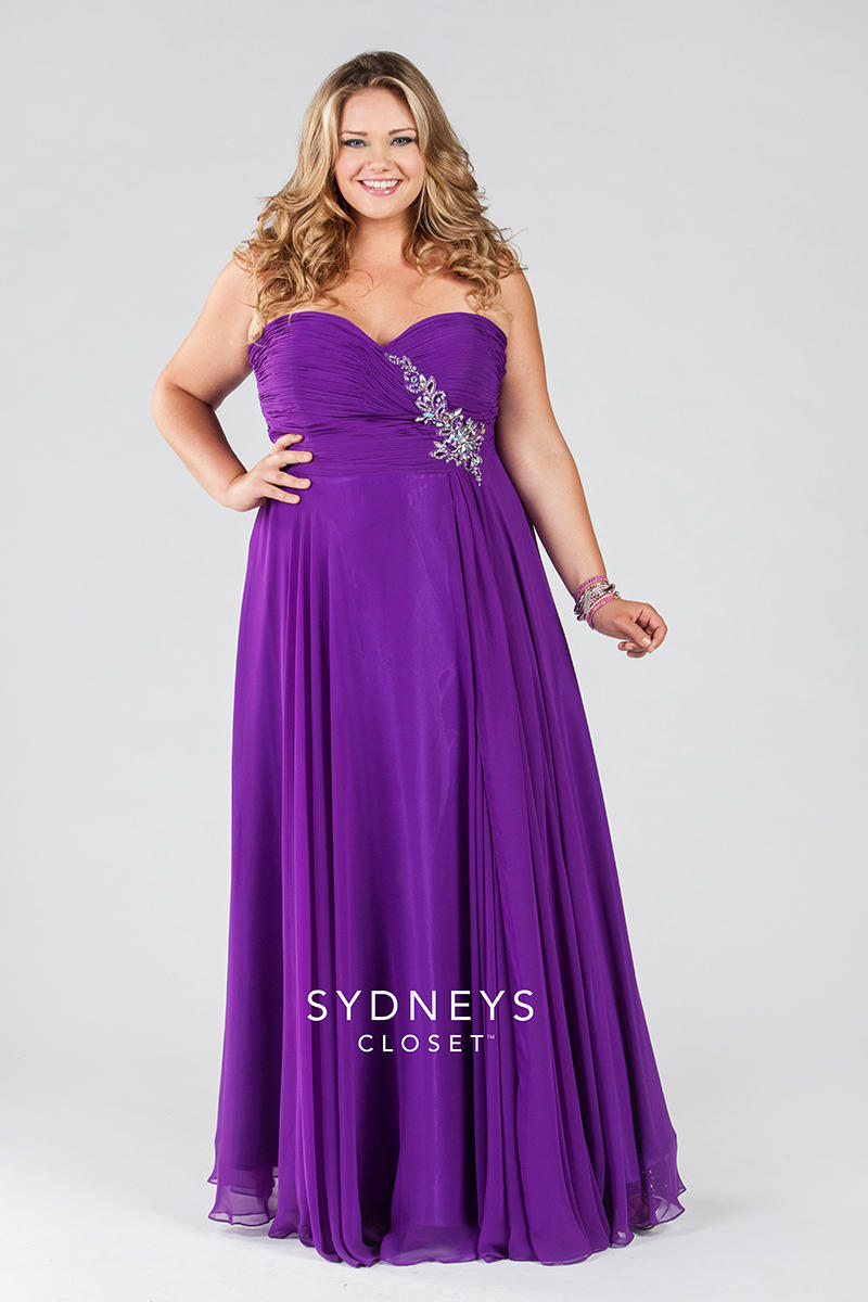 Sydney's Closet Plus Size Prom SC7091