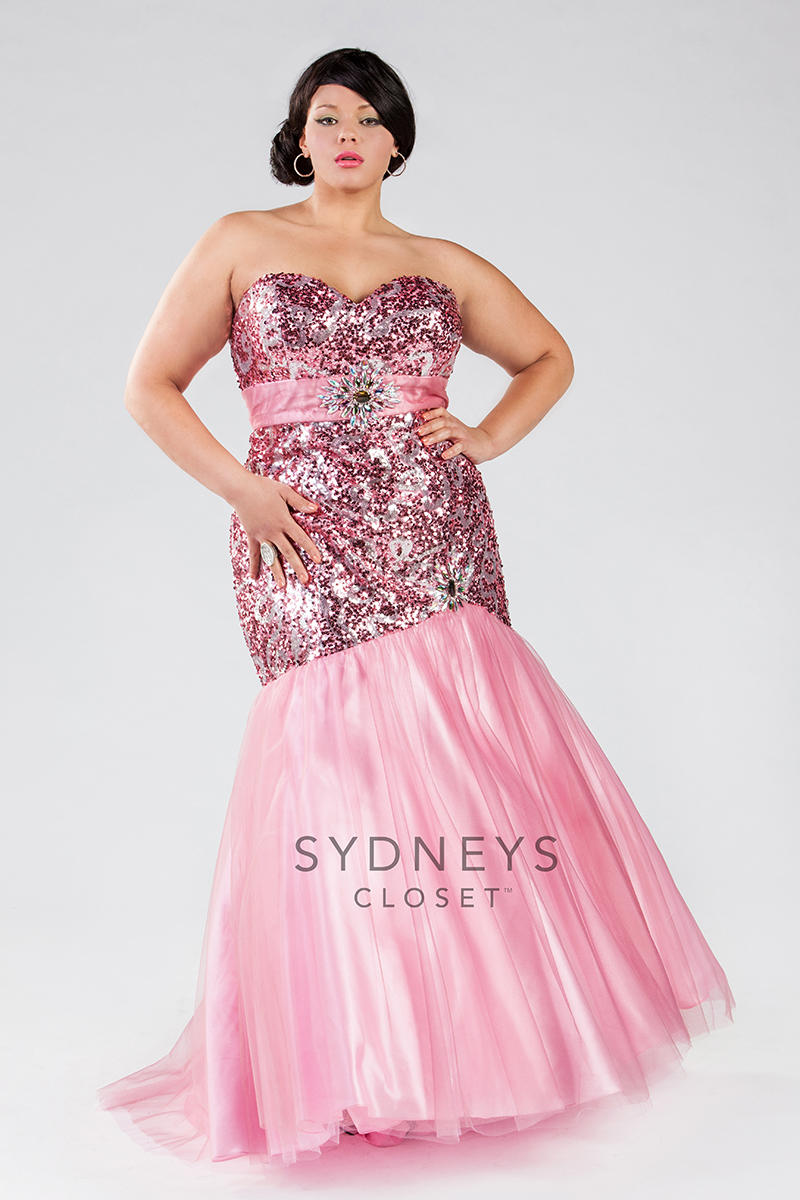 Sydney's Closet Plus Size Prom SC7097