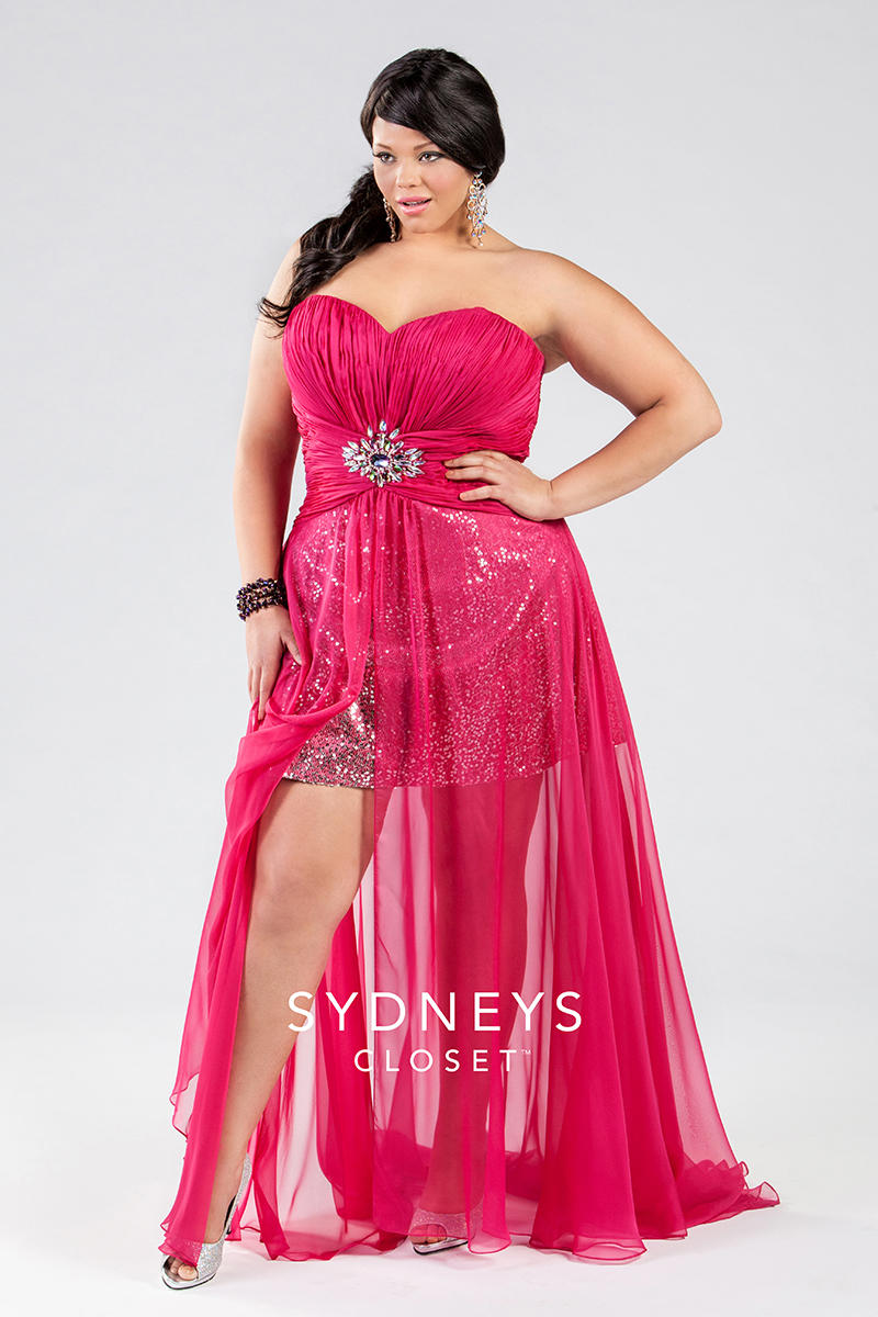 Sydney's Closet Plus Size Prom SC7112