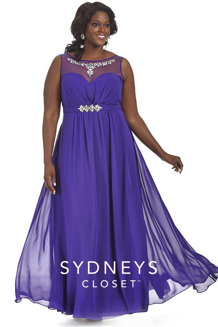 Sydney's Closet Plus Size Prom SC7164