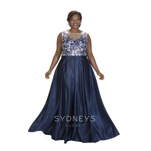 Sydney's Closet Plus Size Prom SC7221
