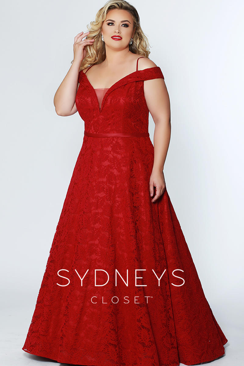 plus size red formal gowns