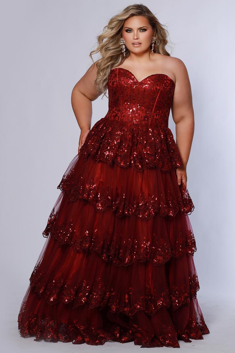 formal dresses size 12 sydney SC7398 Sydney's Closet Plus Size Prom