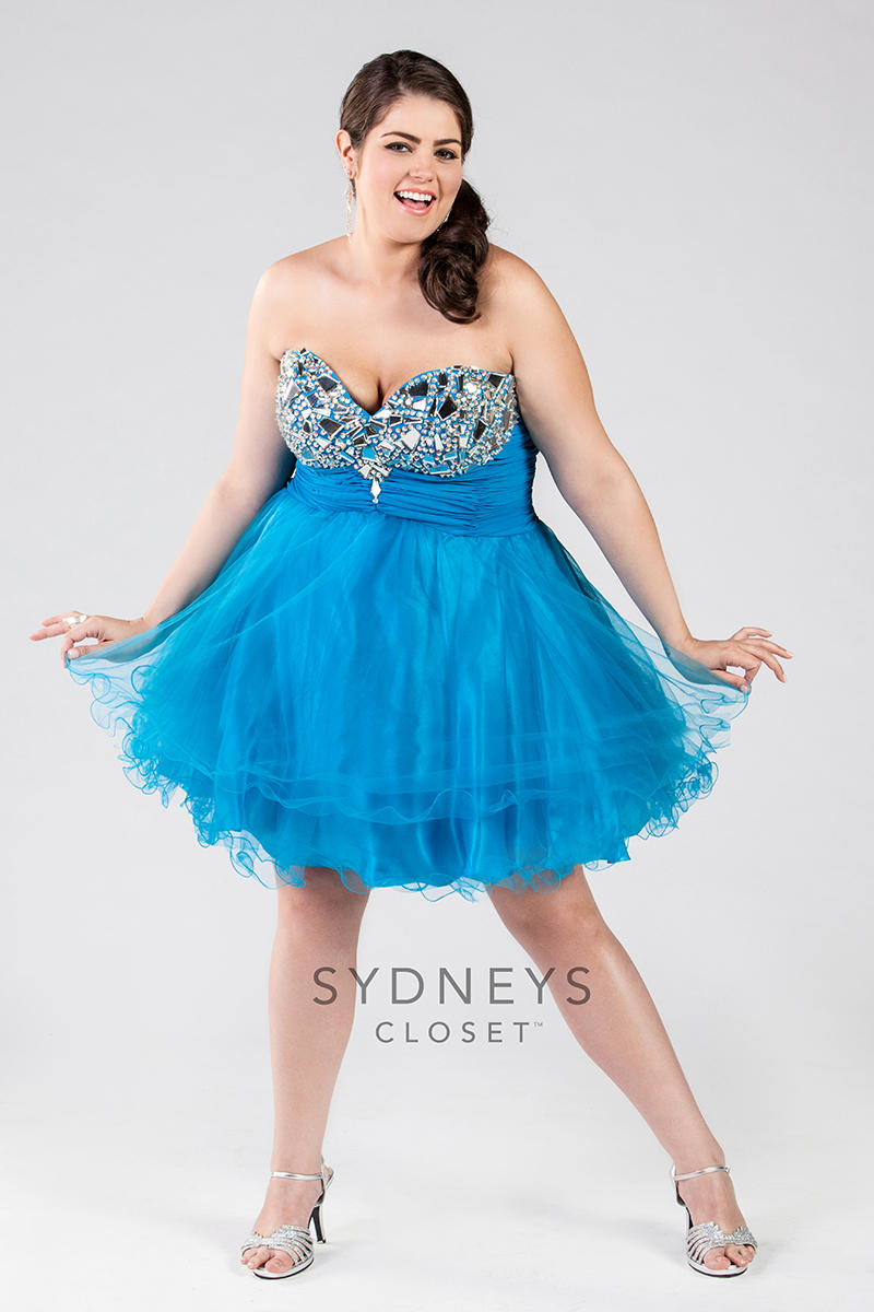 Sydney's Closet Plus Size Prom SC8032