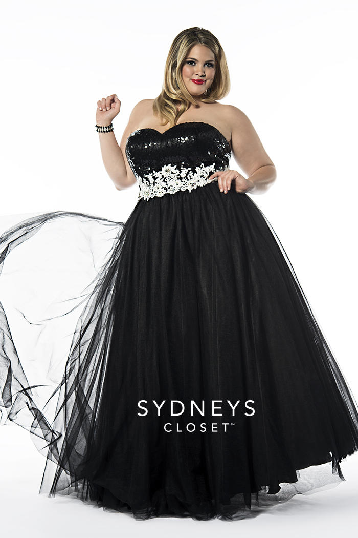 Sydney's Closet Plus Size Prom SC6003