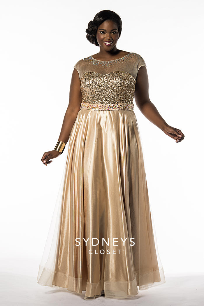 Sydney's Closet Plus Size Prom SC7162