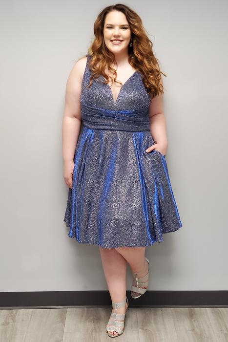 Plus size cocktail, party and homecoming dresses SC8108