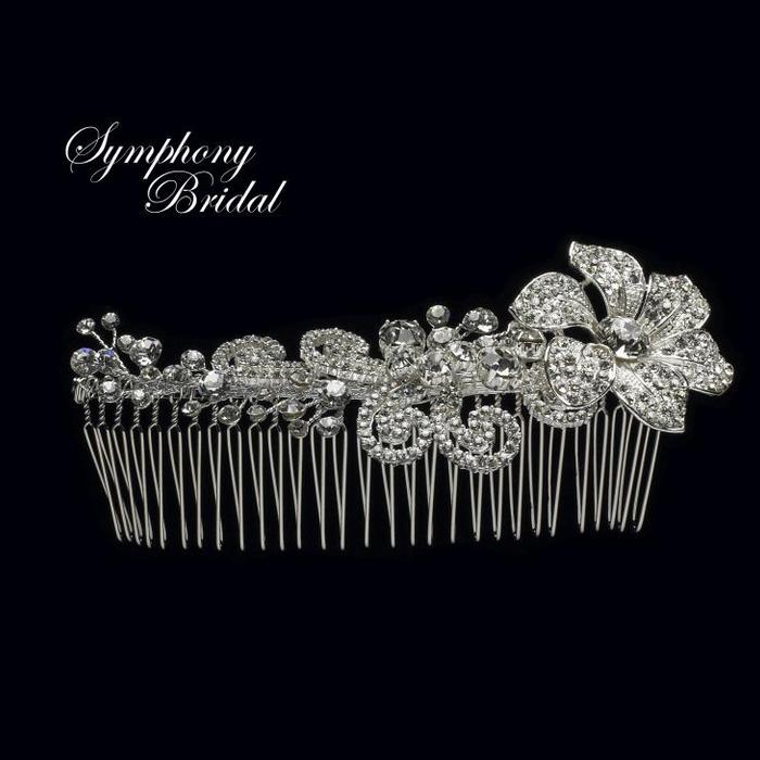 Symphony Bridal Hair Combs  CB1106